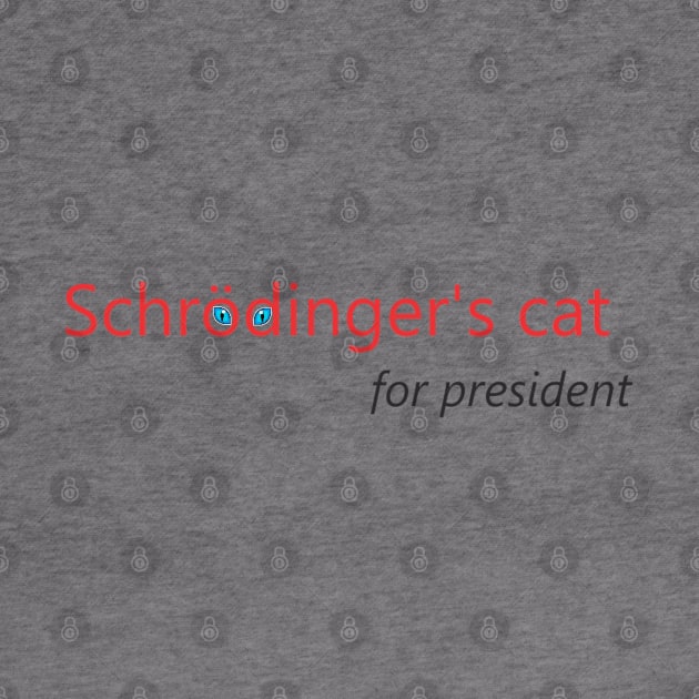 Schrodinger's Cat for President by L'Appel du Vide Designs by Danielle Canonico